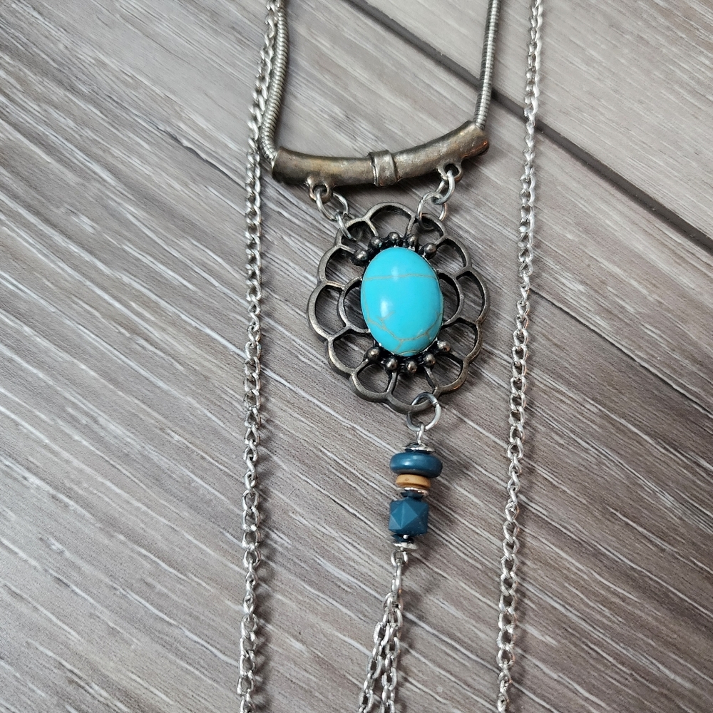 Long boho necklace - Picture 6 of 15